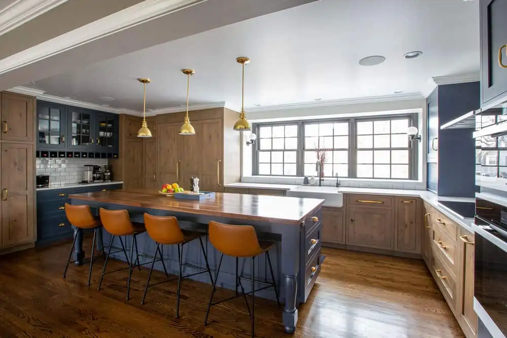 A stylish cooking area.