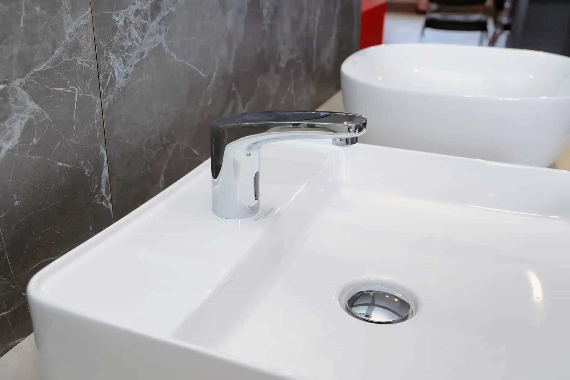 Sensor toucchless faucet and taps from SCHELL for public facilities