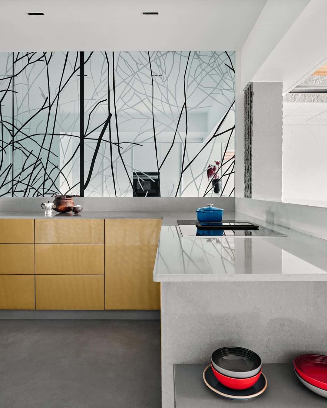 contemporary and minimalistic kitchen design, park home kitchen with siemens appliances