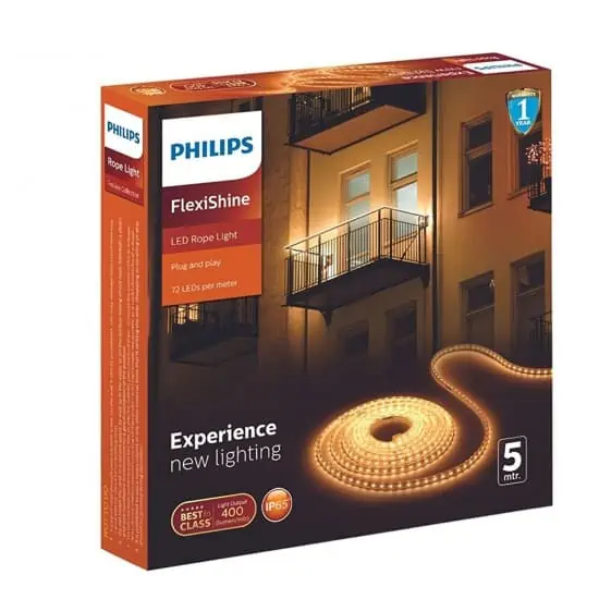 A box of Philips lights.