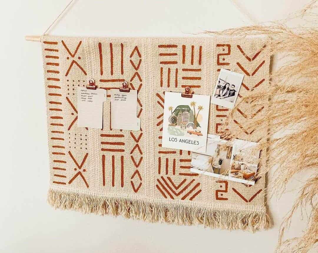 used Rug pinboard for wall decoration DIY