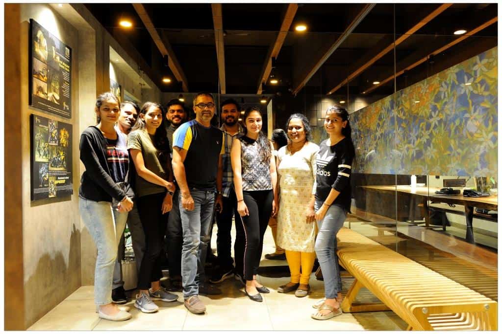 Ar. Milind Chingale with his team at SpaceTalk Studio for sustainability in design