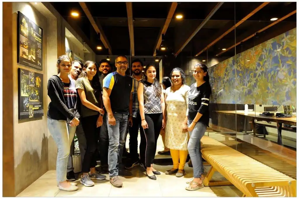 Ar. Milind Chingale with his team at SpaceTalk Studio for sustainability in design