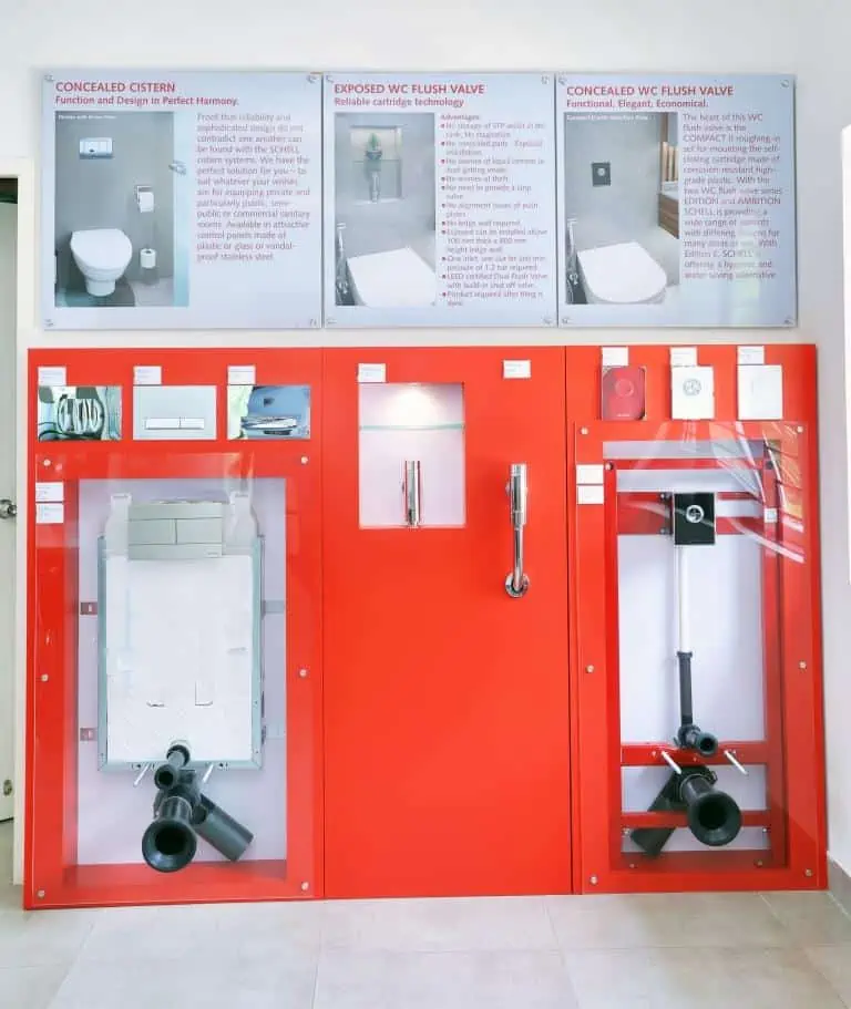 WC solution display