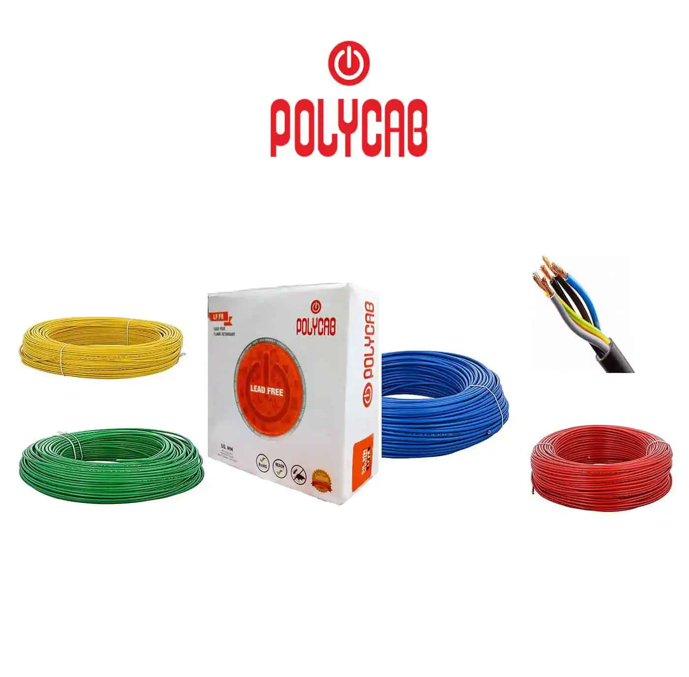 polycan pvc wires in different colours