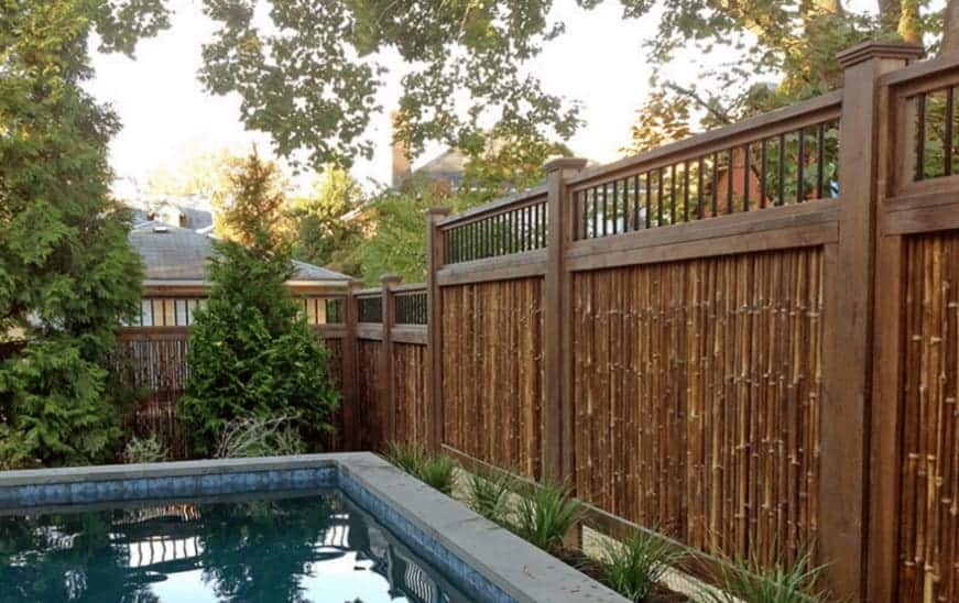 bamboo sustainable fence wall