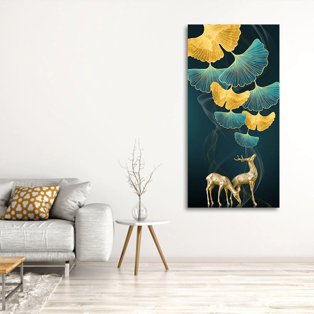 Canvas wall art on the walls of your living room