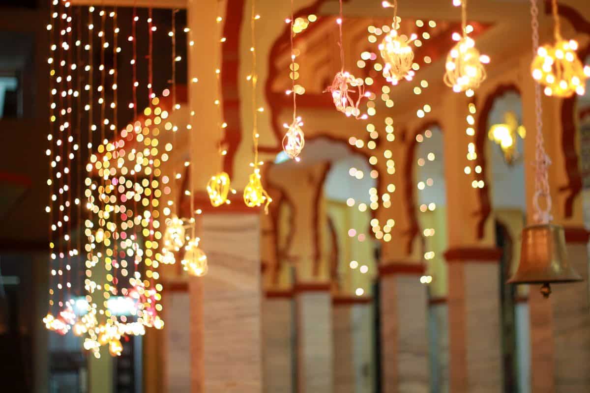 hanging diya for diwali