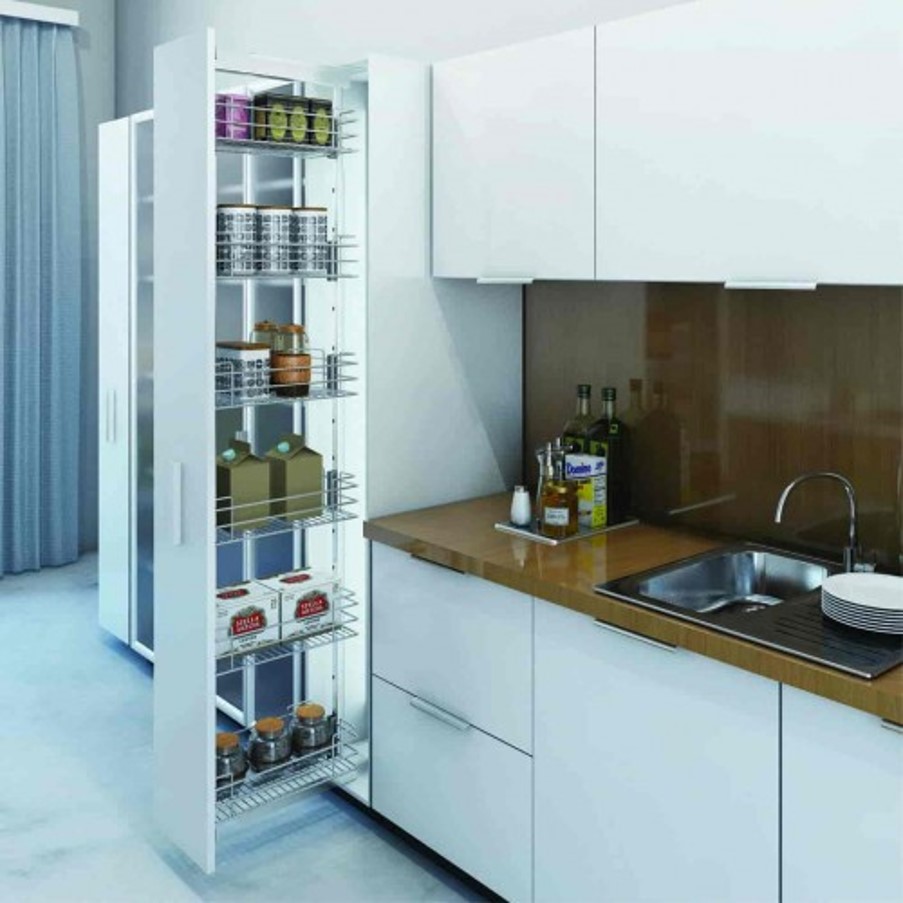 Best modular kitchen designs with tall units or cabinets in different styles