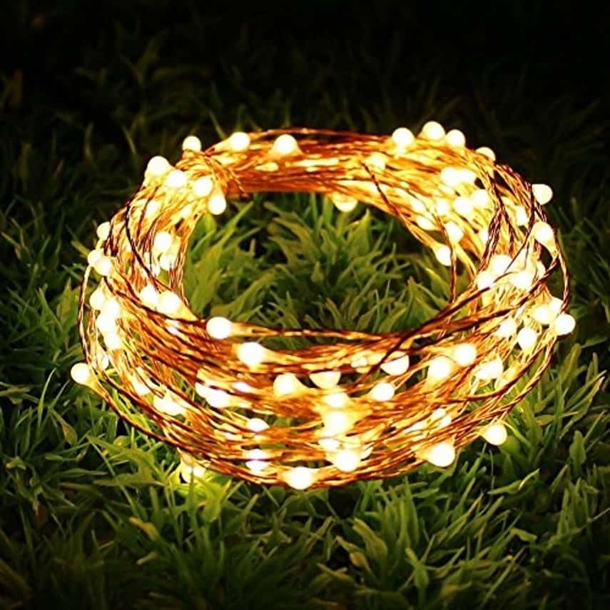 Decorative diwali lights used as a decor item for decoration.