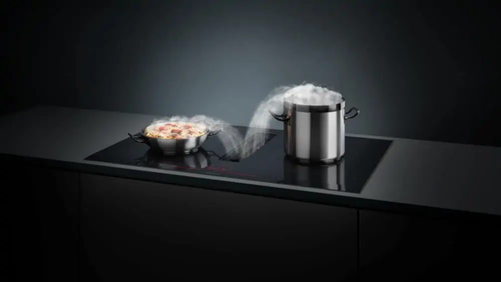 siemens inductionAir venting cooktop with ceramic surface finish; induction hob, built-in appliances