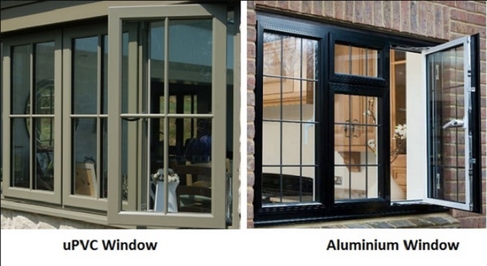 aluminium or upvc windows for the house