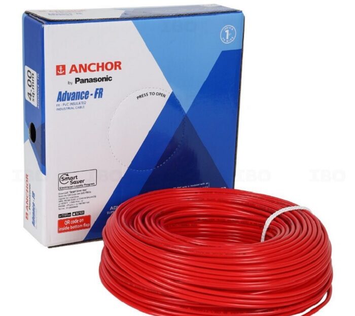 fire resistant cable in red colour