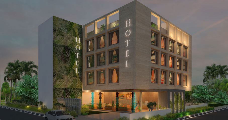 grey hotel design