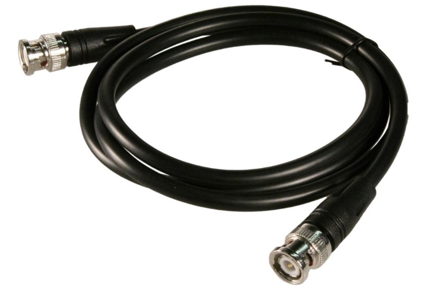 black coaxial cable 