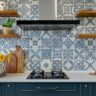 Alluring designs of kitchen tiles