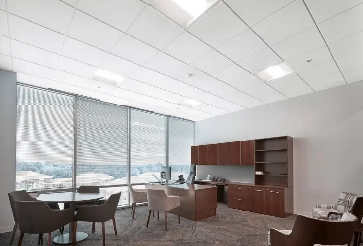 Fiberboards used as false ceiling material