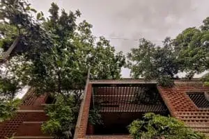 new design for the house with four courtyards