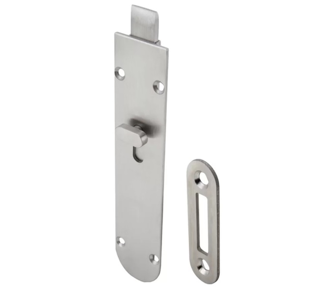 concealed or flush bolts maid in stainless steel