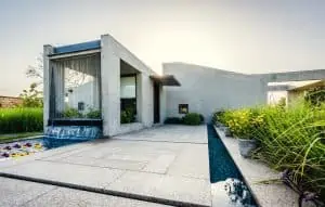 white outhouse design