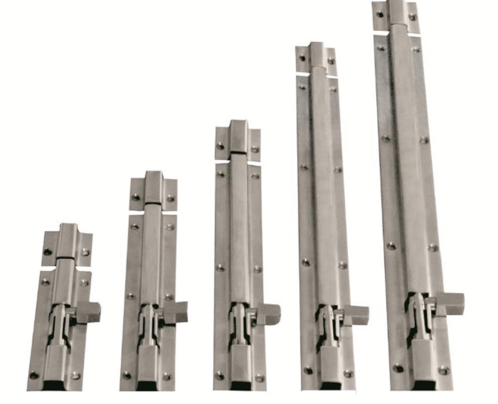 stainless steel door fittings in different sizes