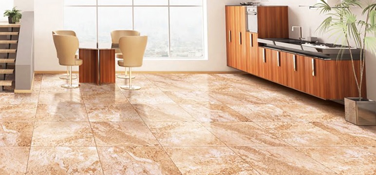 vitrified tiles in marble finish