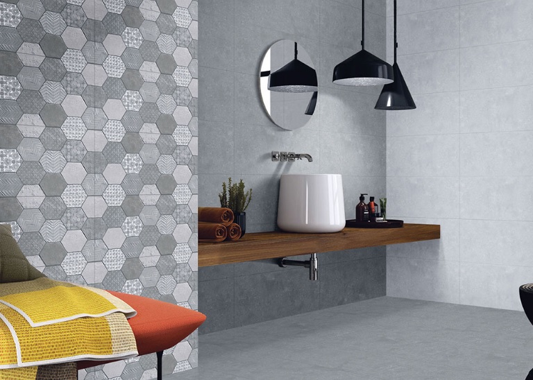 different types of grey wall tiles