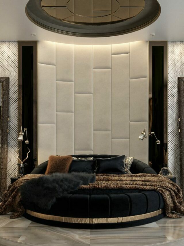 Designer bed.