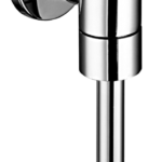 brass urinal flush valve in chrome finish