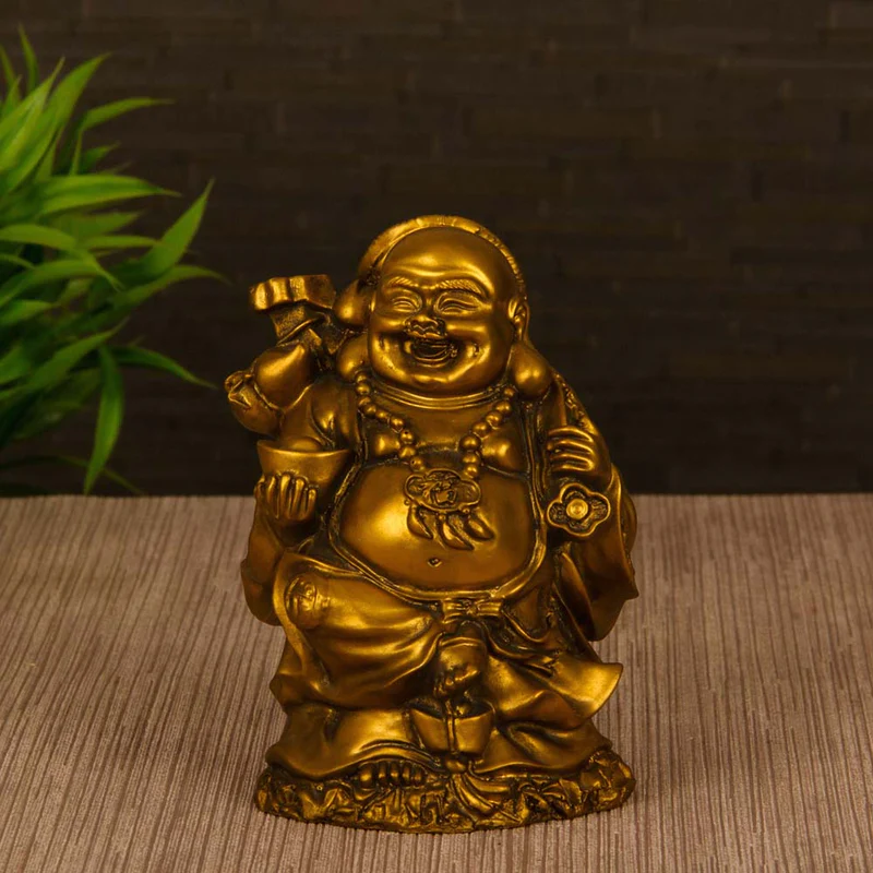 Golden Buddhist Monk