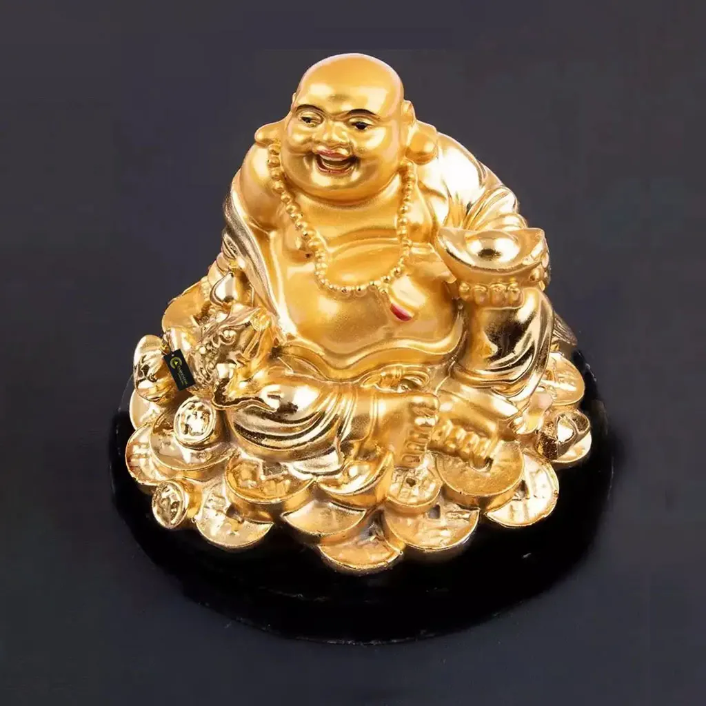 Budai with gold coins