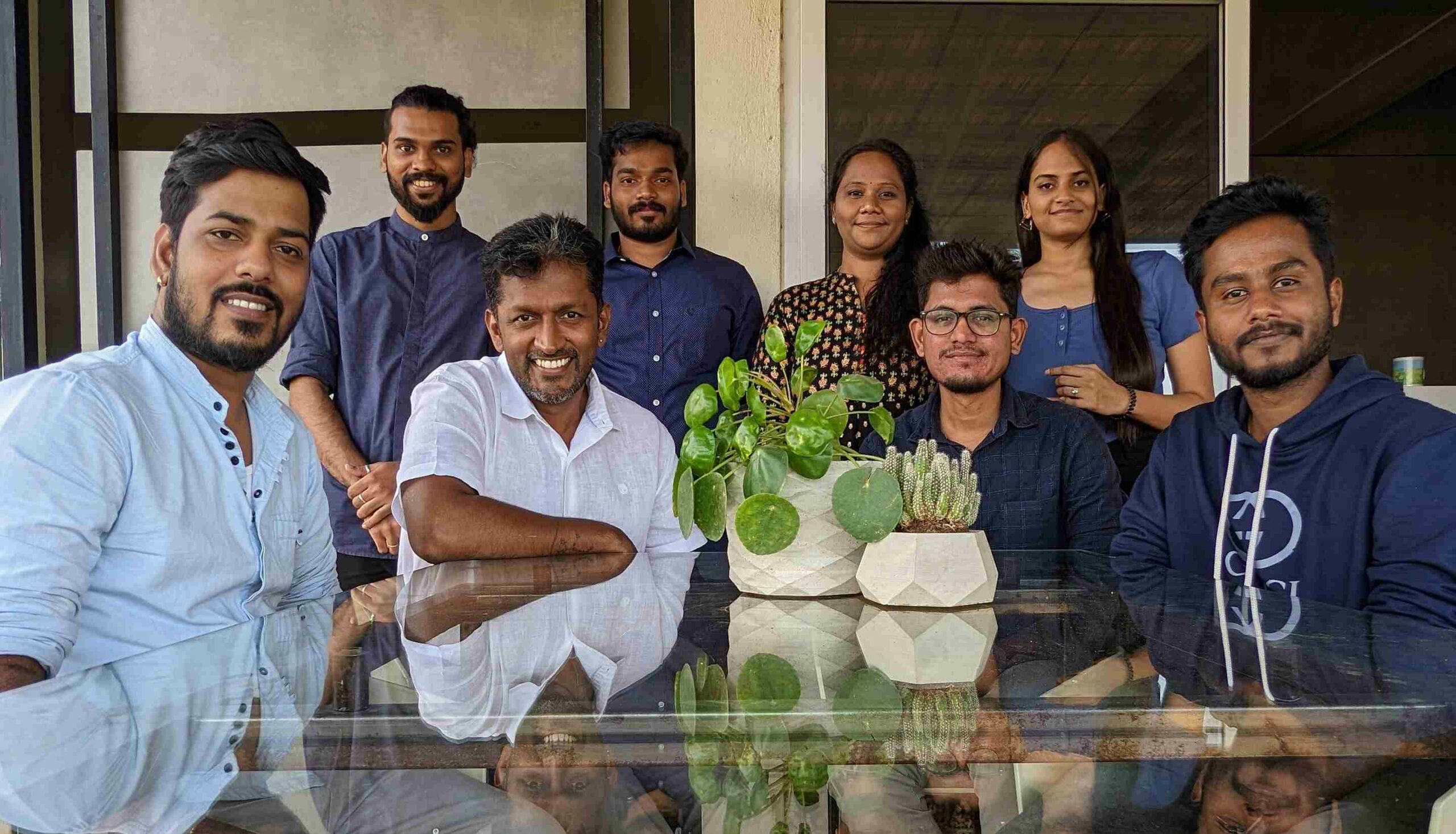 Ar. Harshavardhan Punja with his team at Keystone Architects - top architects in Bengaluru