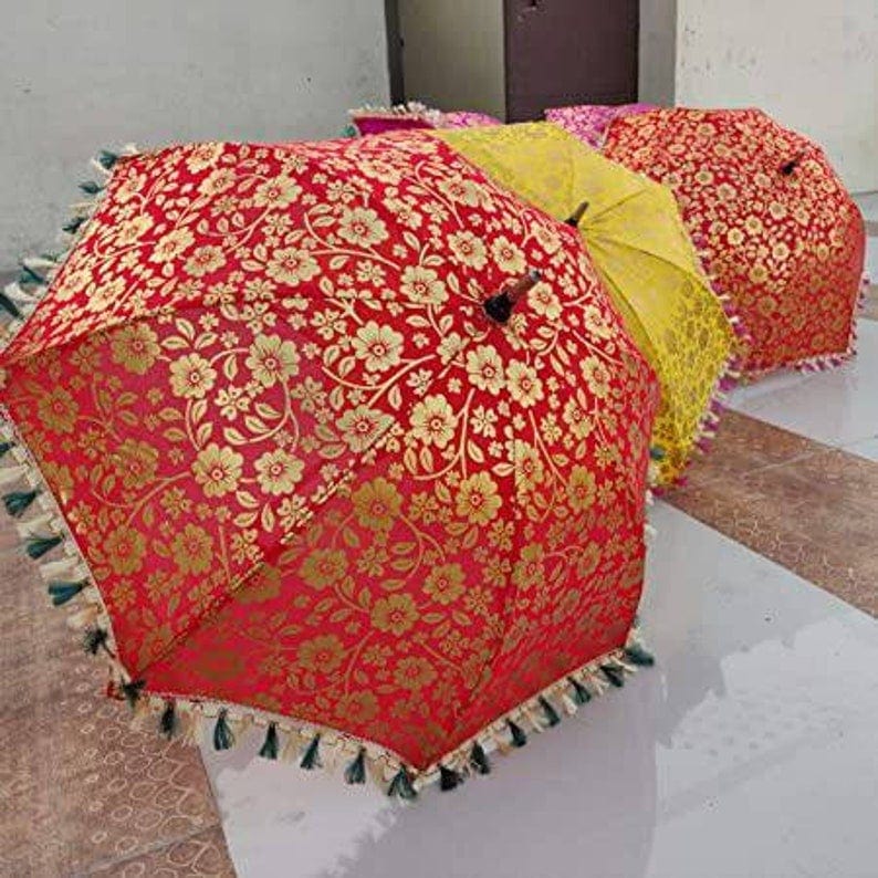 Colourful decorative umbrellas 