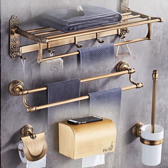 brass bathroom accessories, best for homes in India