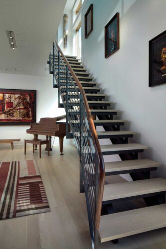 A standard staircase