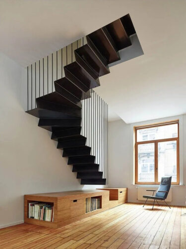 metal staircase