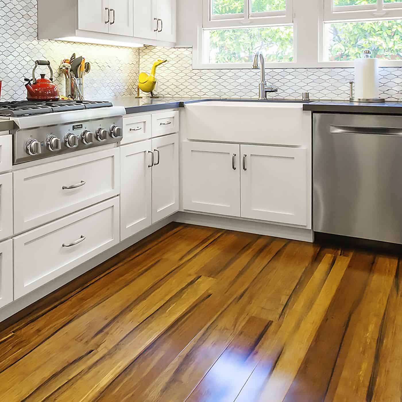 Bright looking kitchen surface for home