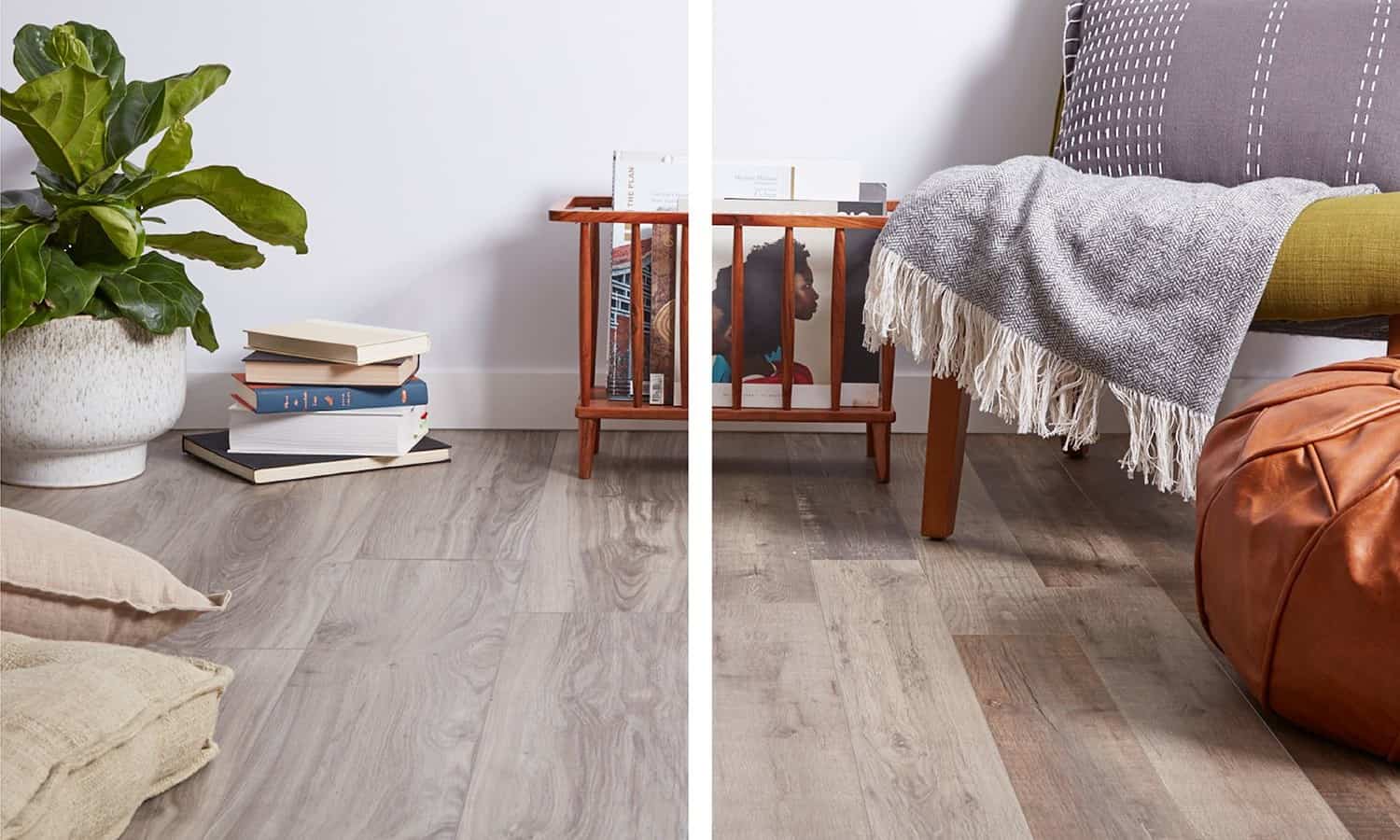 Vinyl floor vs laminate floor