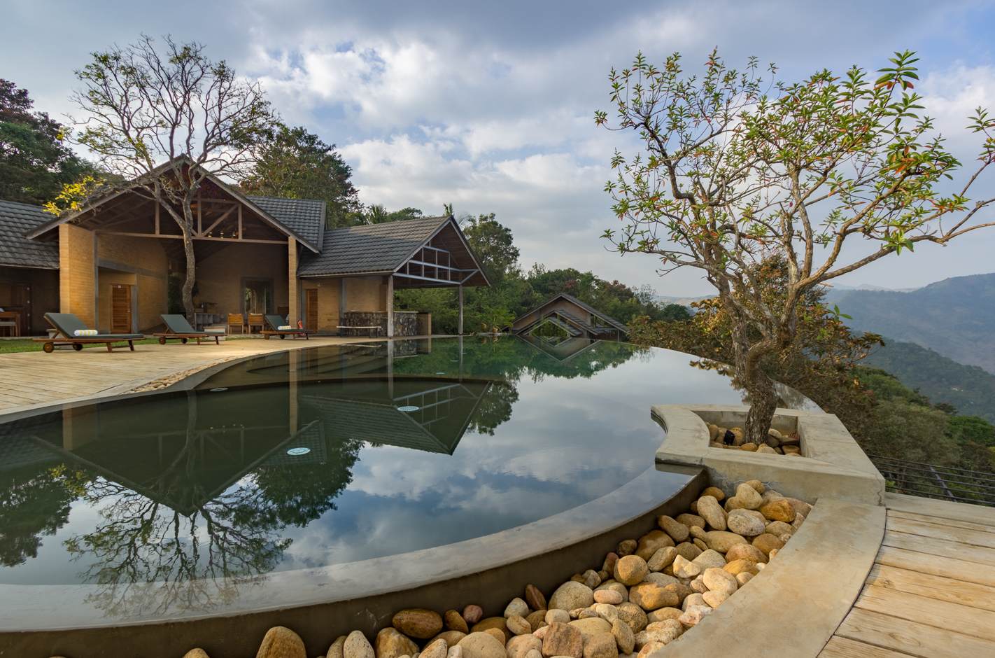 stunning swimming pool in a Naturopathy centre