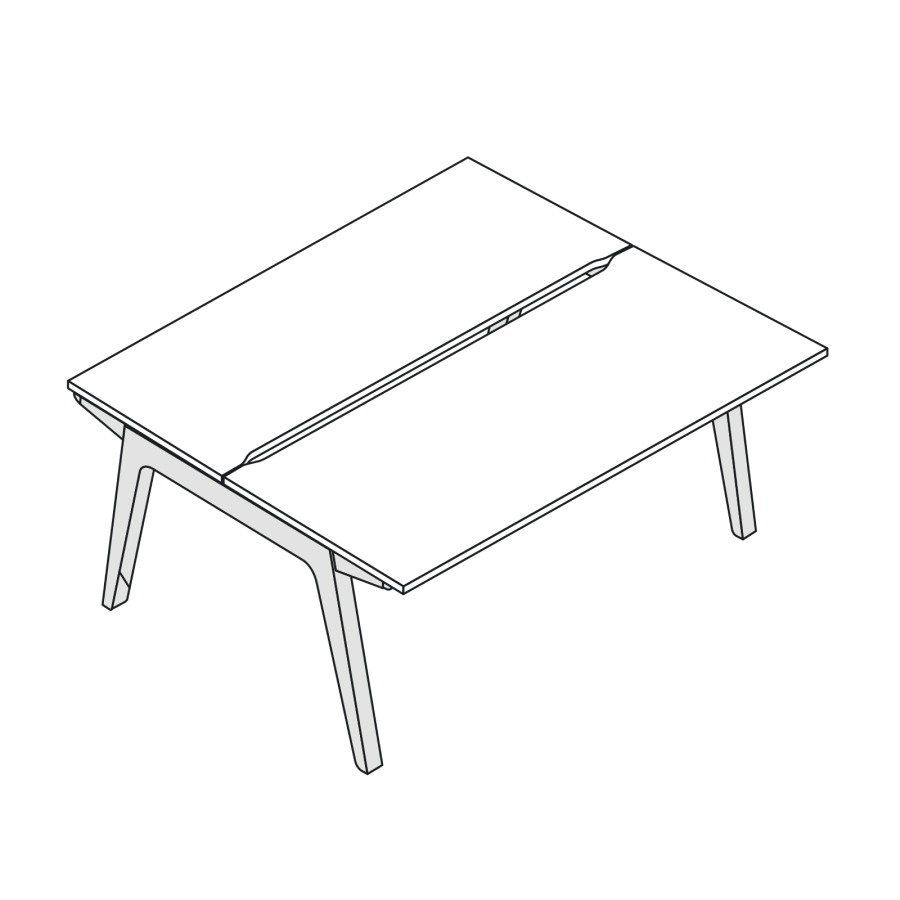  Workspace table Back-to-Back diagram