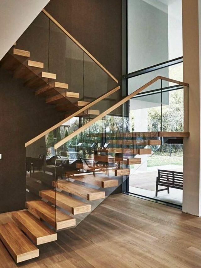 brown stairs