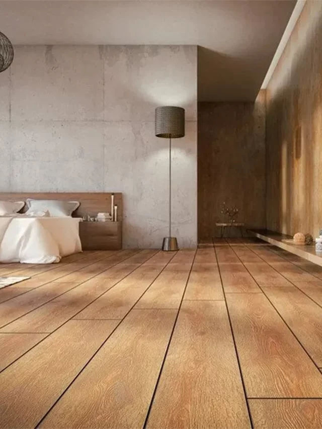 brown wooden floors