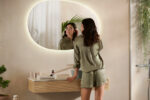 Illuminated mirrors from Villeroy & Boch Antao new bathroom design collection