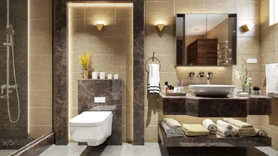 bathroom ceiling design for a small area