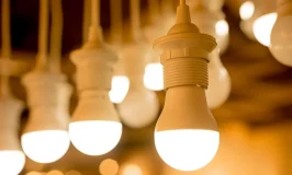 LED light bulbs with warm light temperature