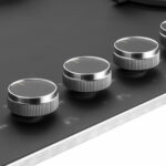 Ergonomic designer metal knobs of KAFF built-in hobs