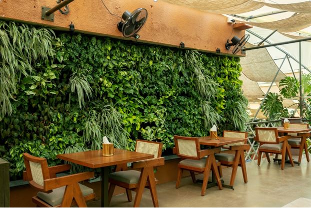 worm monster play Canadian Douglas-Fir Wood enhances the ambience of Nativ Restaurant in Pune  | Building and Interiors