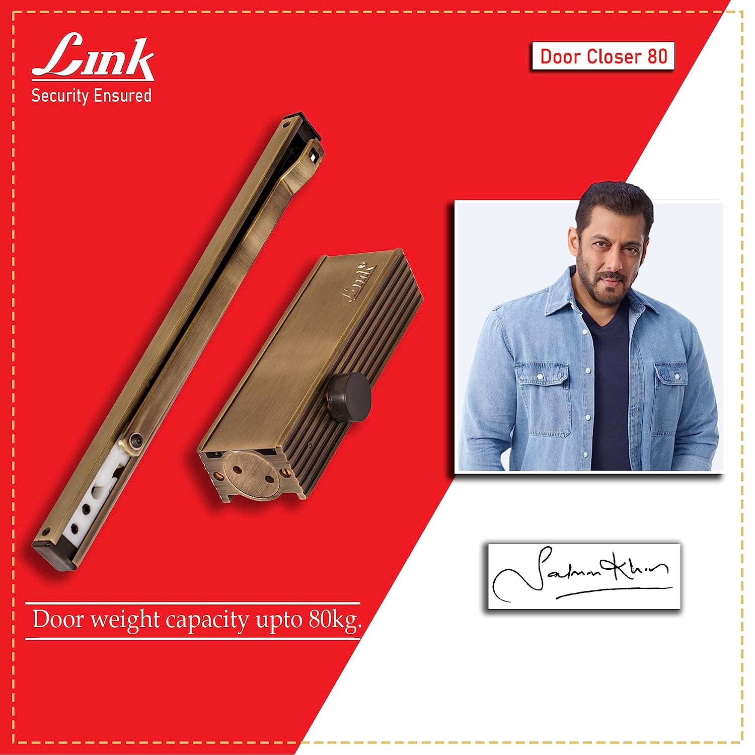 Link Locks concealed door closer | Door hardware