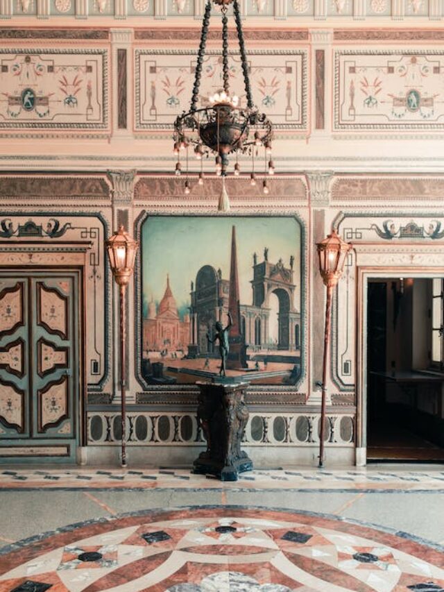 Indian home design, chandelier