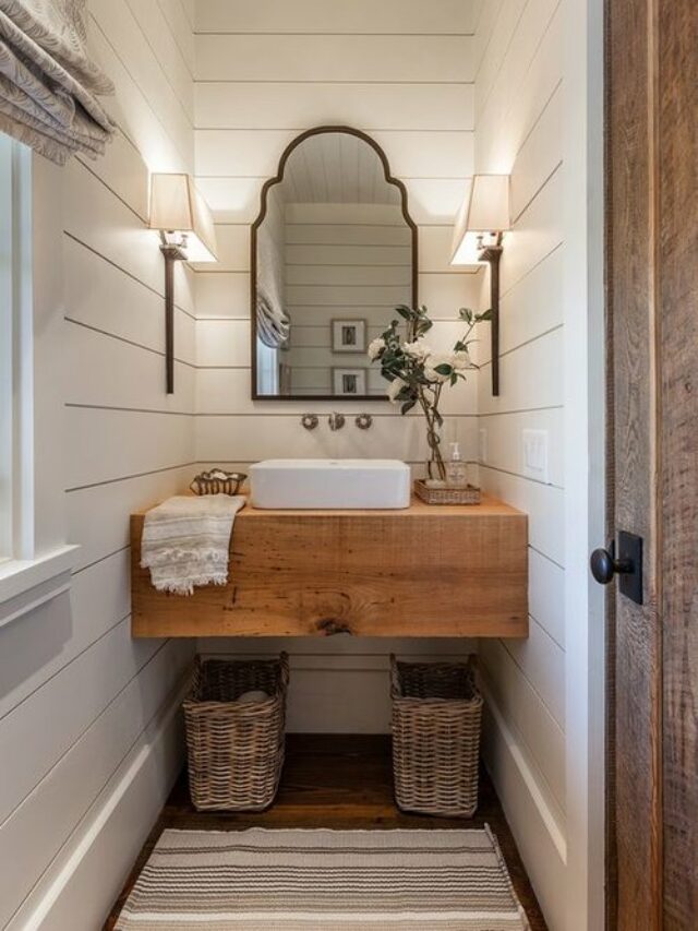 Powder room design
